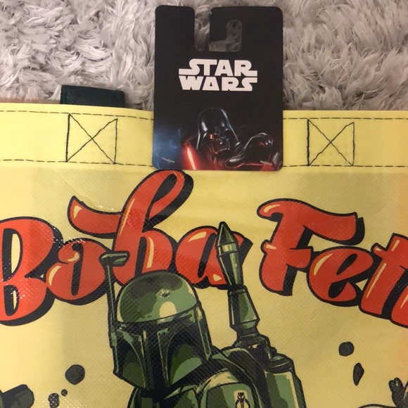 Star Wars Boba Fett Reusable Shopping Tote Bag - Picture 3 of 5